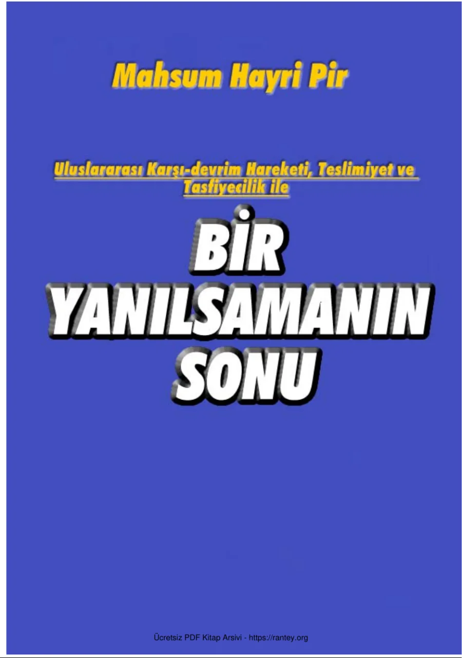 Abdullah Öcalan İfadeleri: Bir Yanılsamanın Sonu kapak görseli