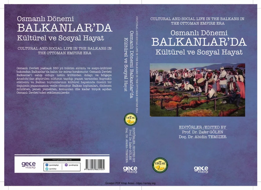 Abidin Temizer Osmanlı Dönemi Balkanlarda Kültürel ve Sosyal Hayat Gece Kitaplığı kapak görseli