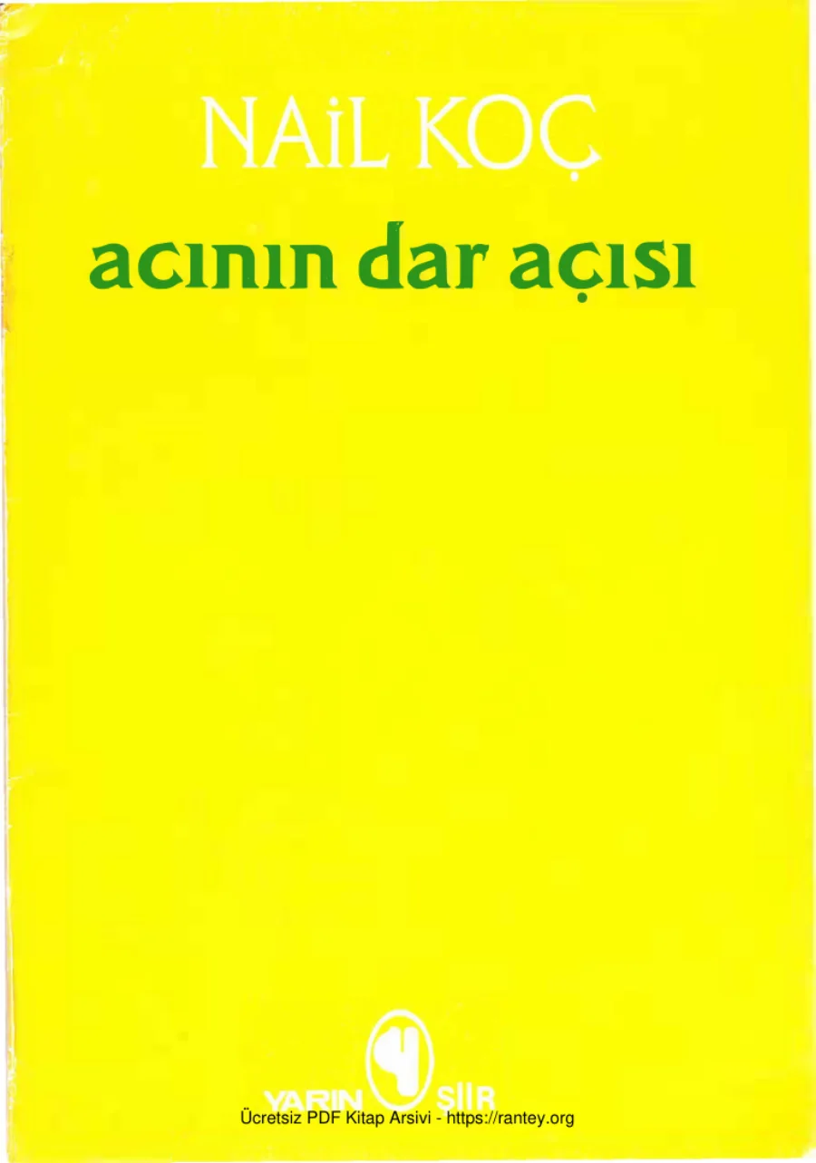 Acının Dar Açısı kapak görseli