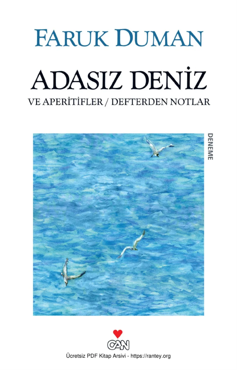 Adasız Deniz ve Aperitifler: Defterden Notlar kapak görseli