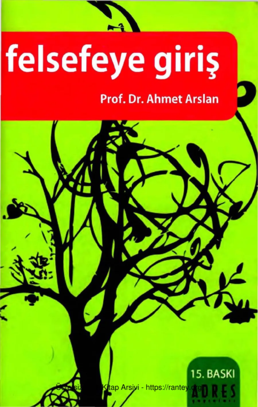Ahmet Arslan Adres Yayınları kapak görseli