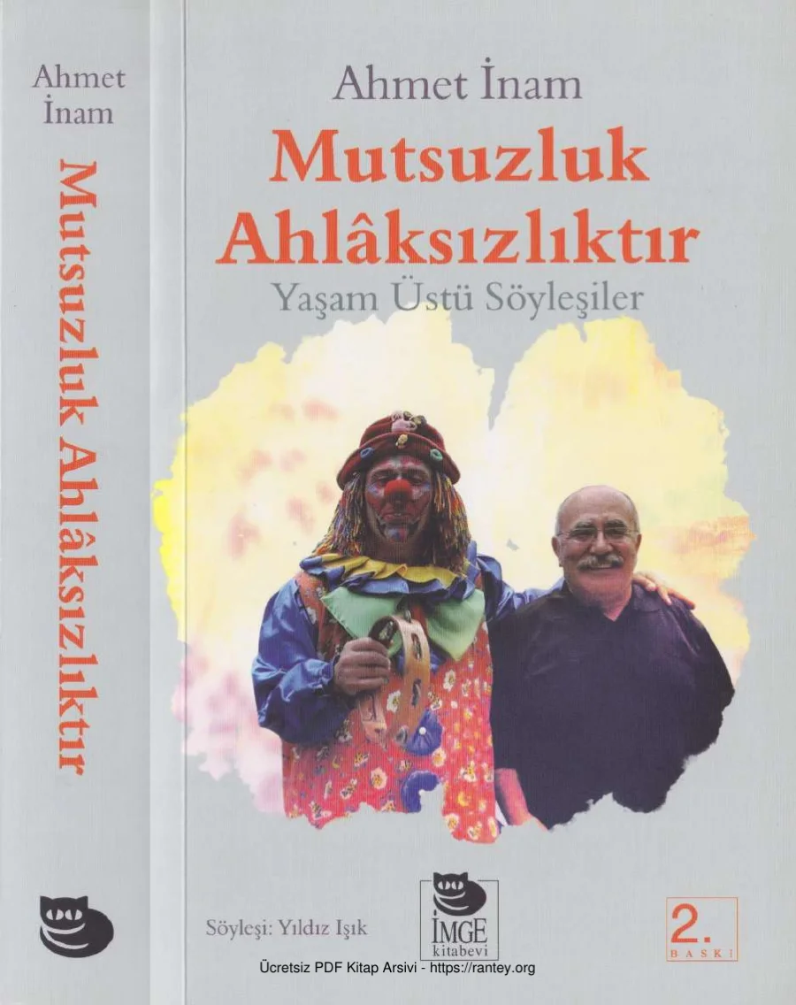 Ahmet İnam Mutsuzluk Ahlaksızlıktır kapak görseli