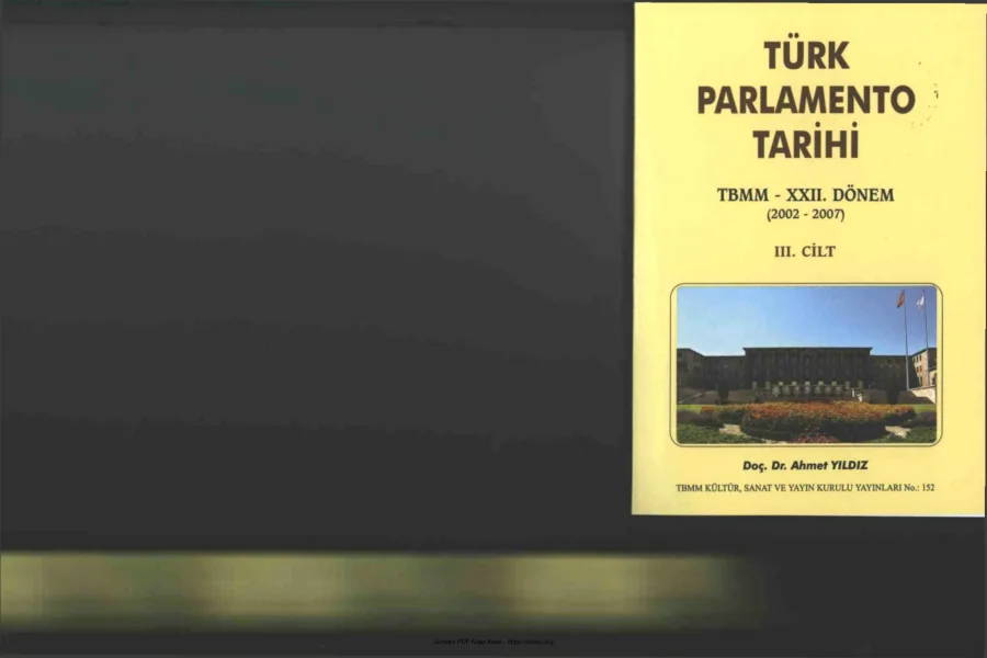 Ahmet Yıldız Türk Parlamento Tarihi Cilt 3 TBMM Yayınları kapak görseli