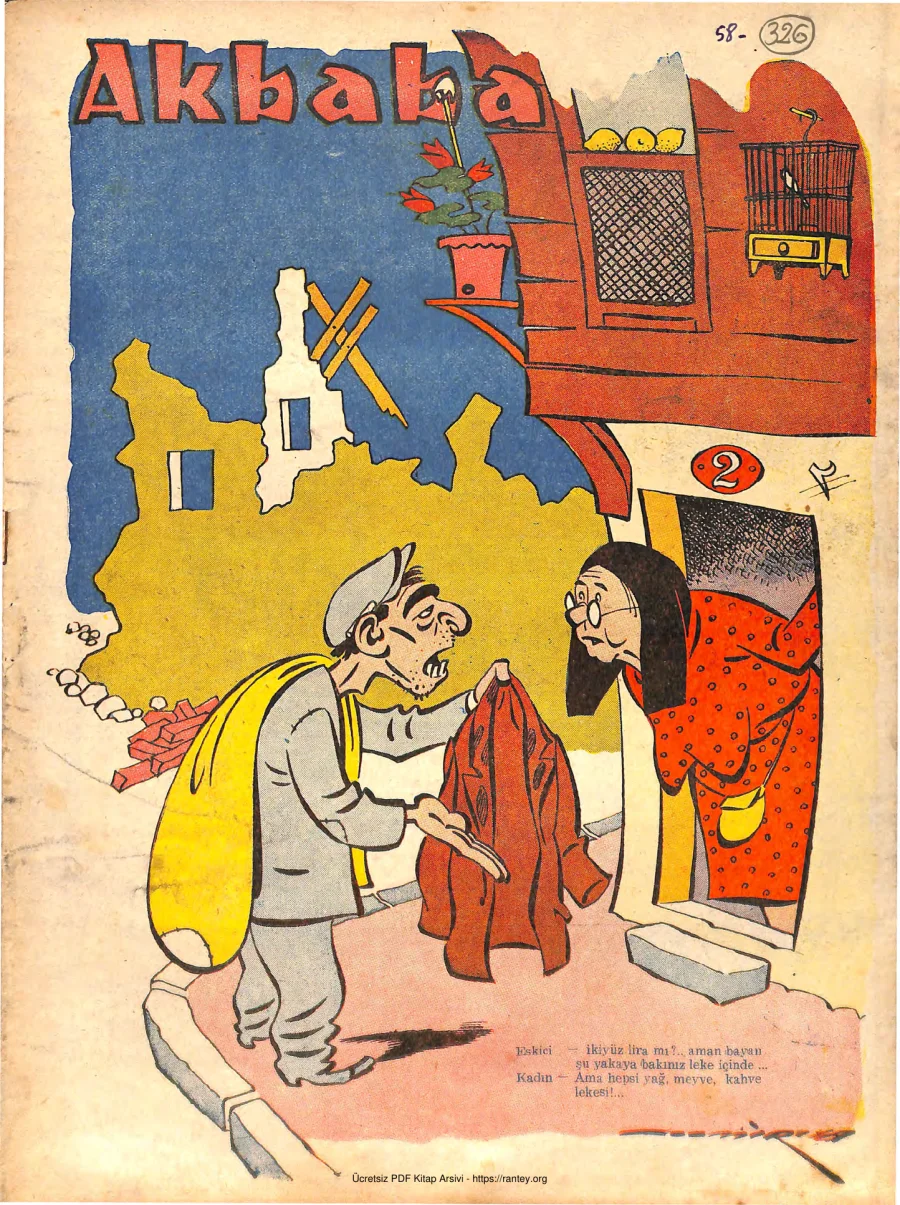 Akbaba 1958 Sayı 326 kapak görseli