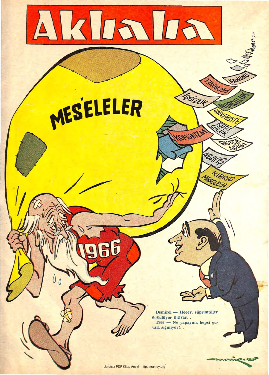 Akbaba 1966 Sayı 052 kapak görseli
