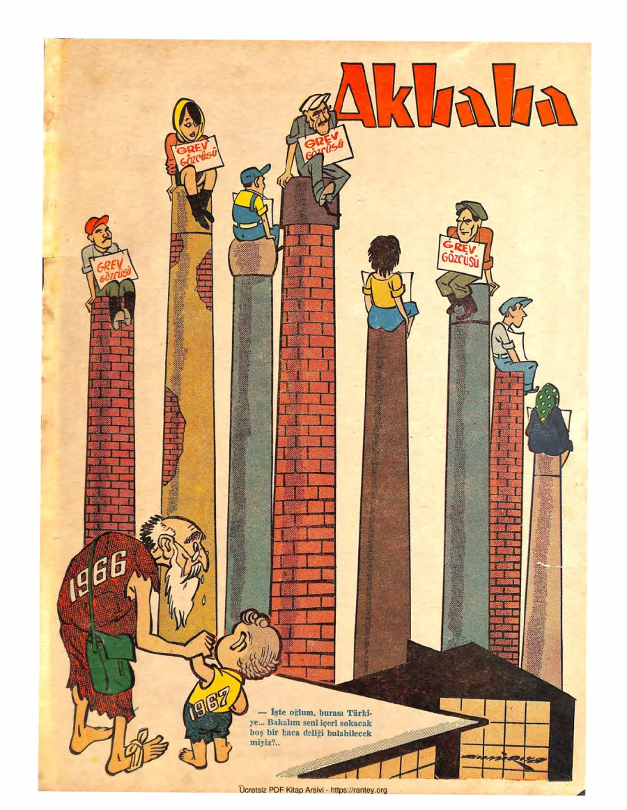 Akbaba 1967 Sayı 001 kapak görseli