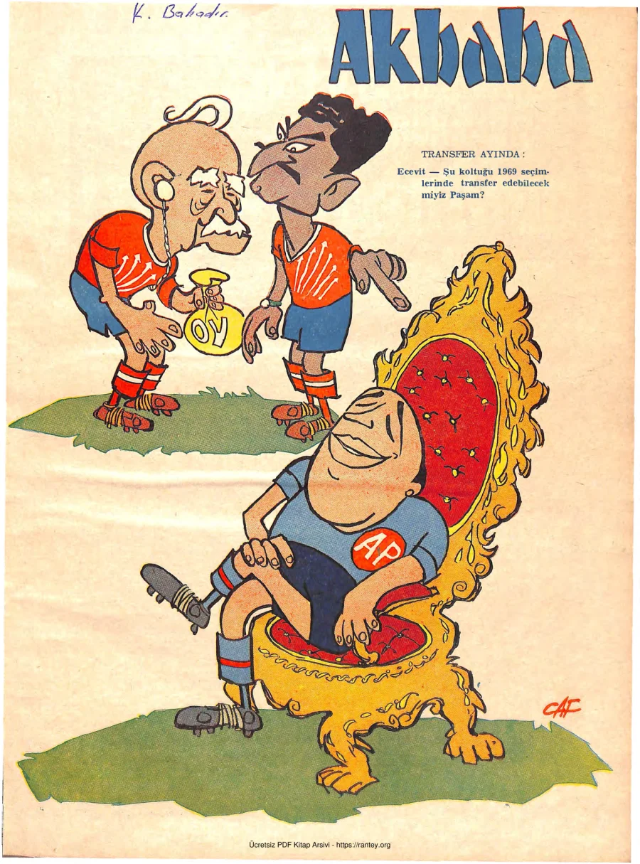 Akbaba 1968 Sayı 029 kapak görseli