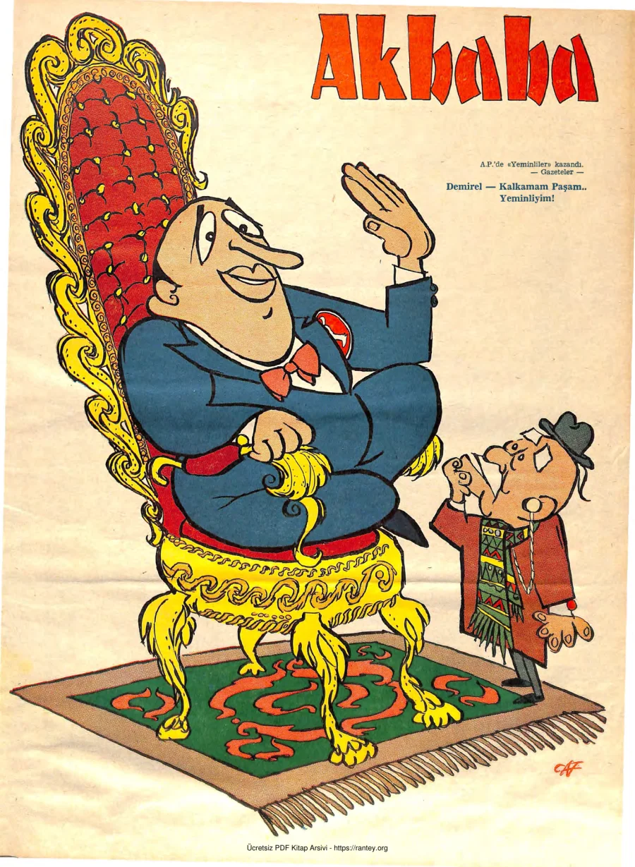 Akbaba 1968 Sayı 052 kapak görseli