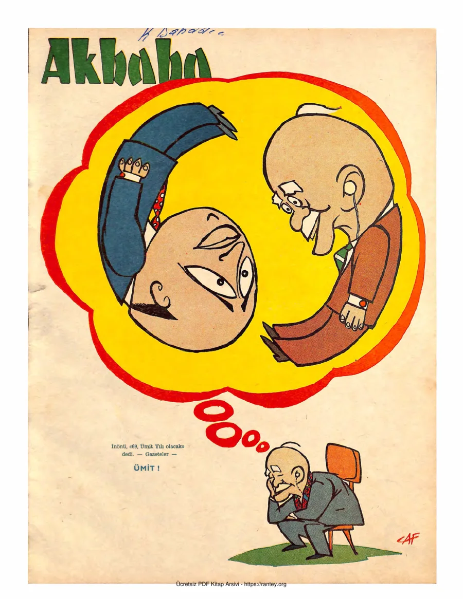 Akbaba 1969 Sayı 004 kapak görseli
