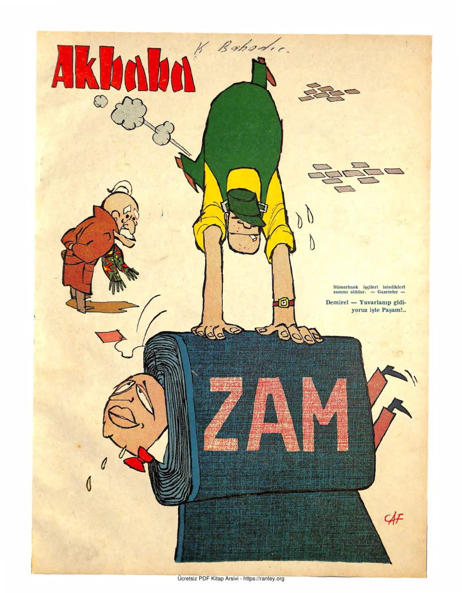Akbaba 1969 Sayı 008 kapak görseli