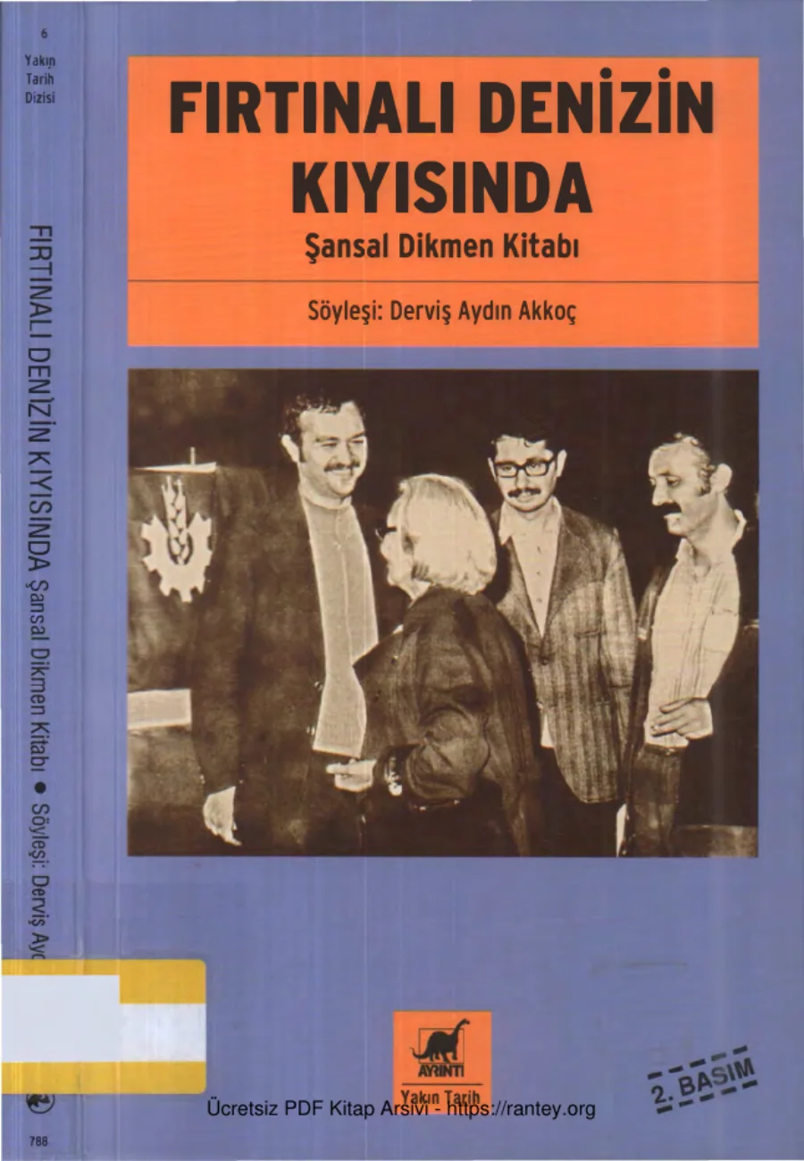 Akkoç Fırtınalı Denizin Kıyısında Şansal Dikmen Kitabı kapak görseli