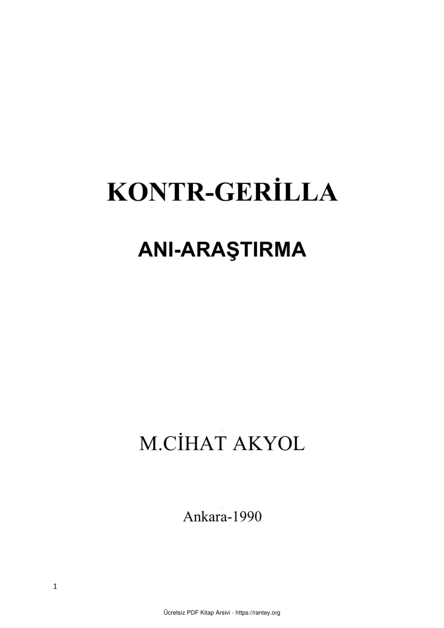 AKYOL Kontr gerilla Anı Araştırma kapak görseli