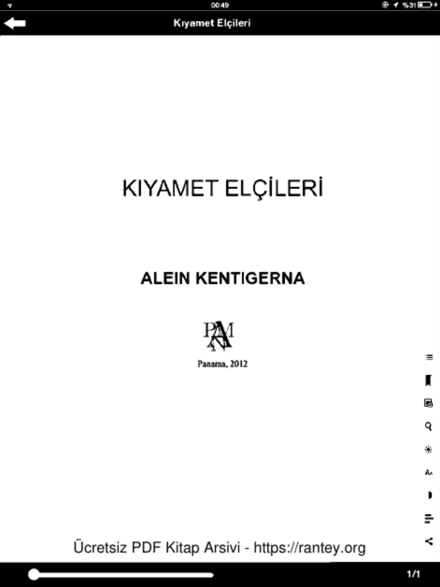 Alein Kentigerna kapak görseli