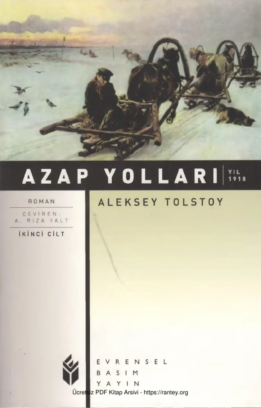 Aleksey Tolstoy Azap Yolları Cilt II Yıl 18 kapak görseli