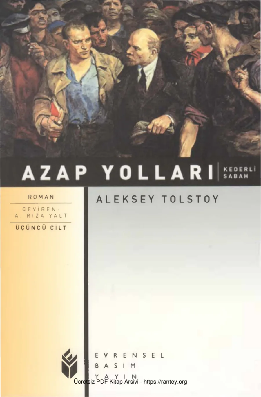 Aleksey Tolstoy Azap Yolları Cilt III Kederli Sabah kapak görseli