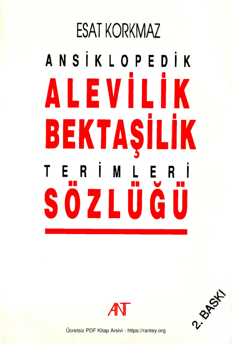 Alevilik Bektaşilik Terimleri Sözlüğü kapak görseli