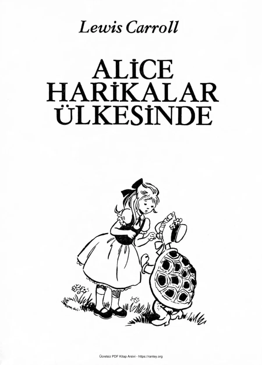 Alice Harikalar Ülkesinde kapak görseli
