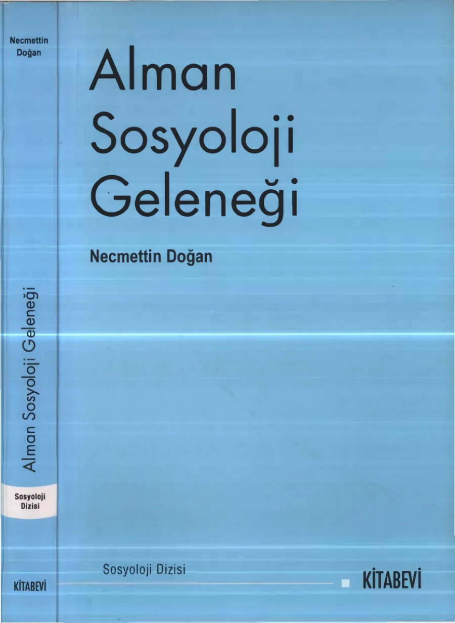 Alman Sosyoloji Geleneği kapak görseli