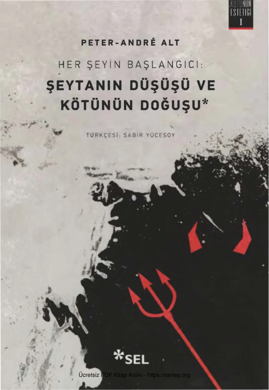 Alt Kötünün Estetigi I Şeytanın Düşüşü ve Kötünün Doğuşu kapak görseli