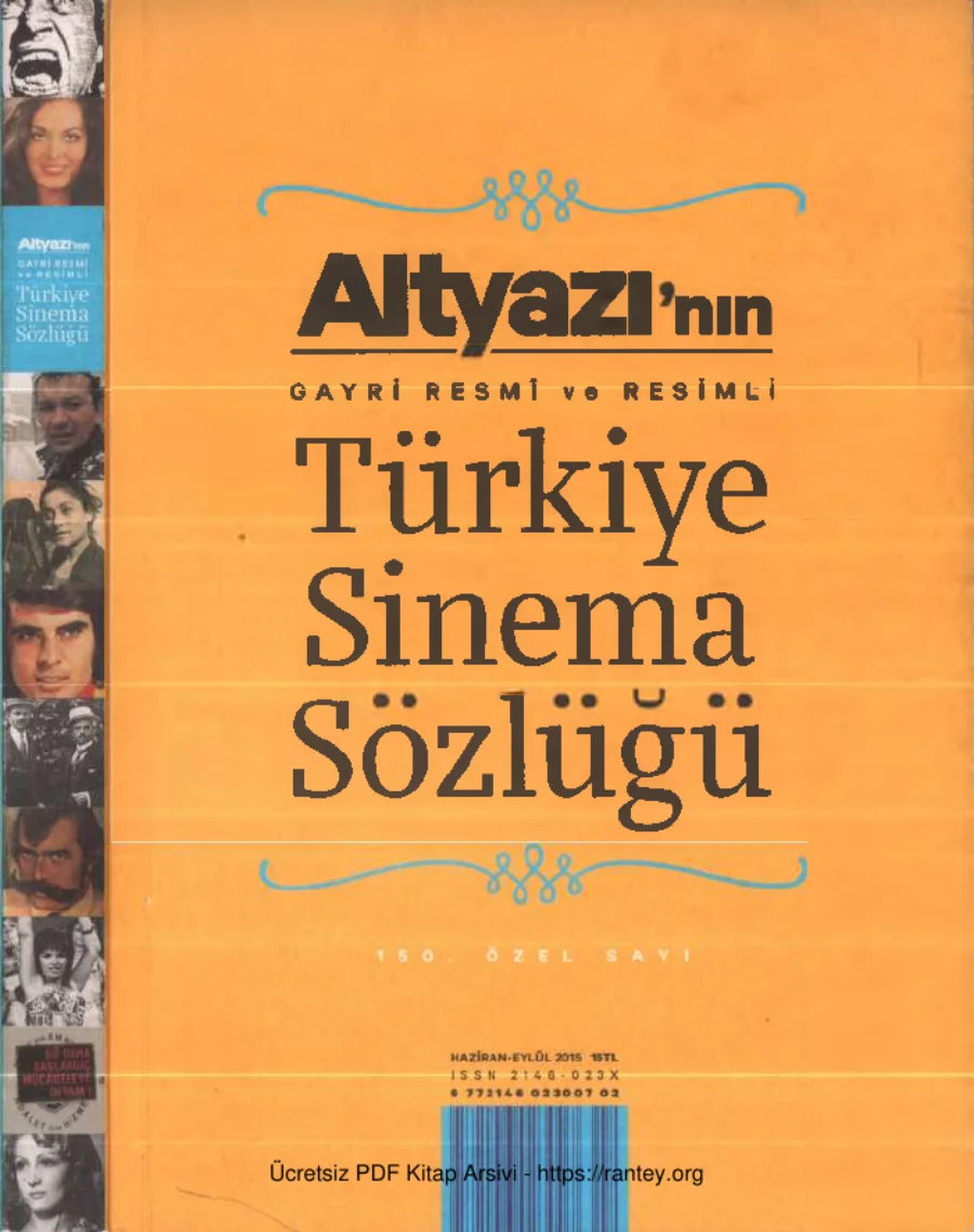 Altyazı Dergisinin Türkiye Sinema Sözlüğü kapak görseli