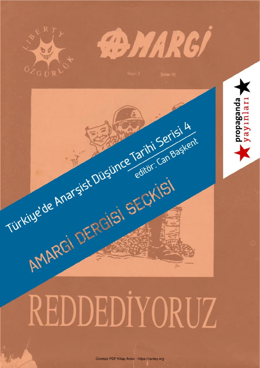 Amargi Dergisi Seçkisi Türkiye'de Anarşist Düşünce Tarihi Serisi 4 kapak görseli