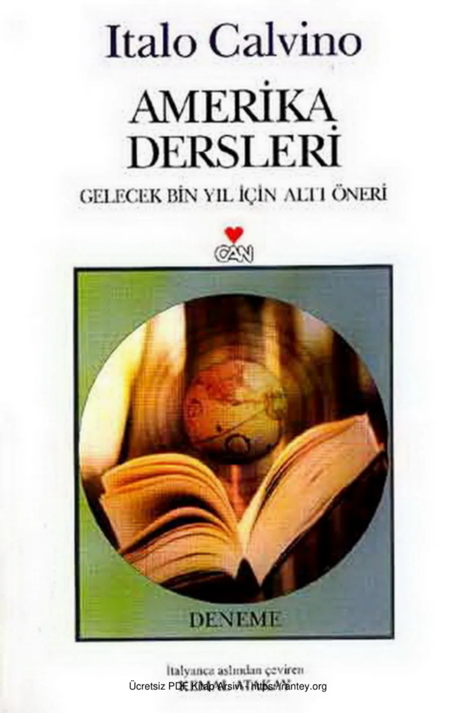 Amerika Dersleri Can Yayınları kapak görseli