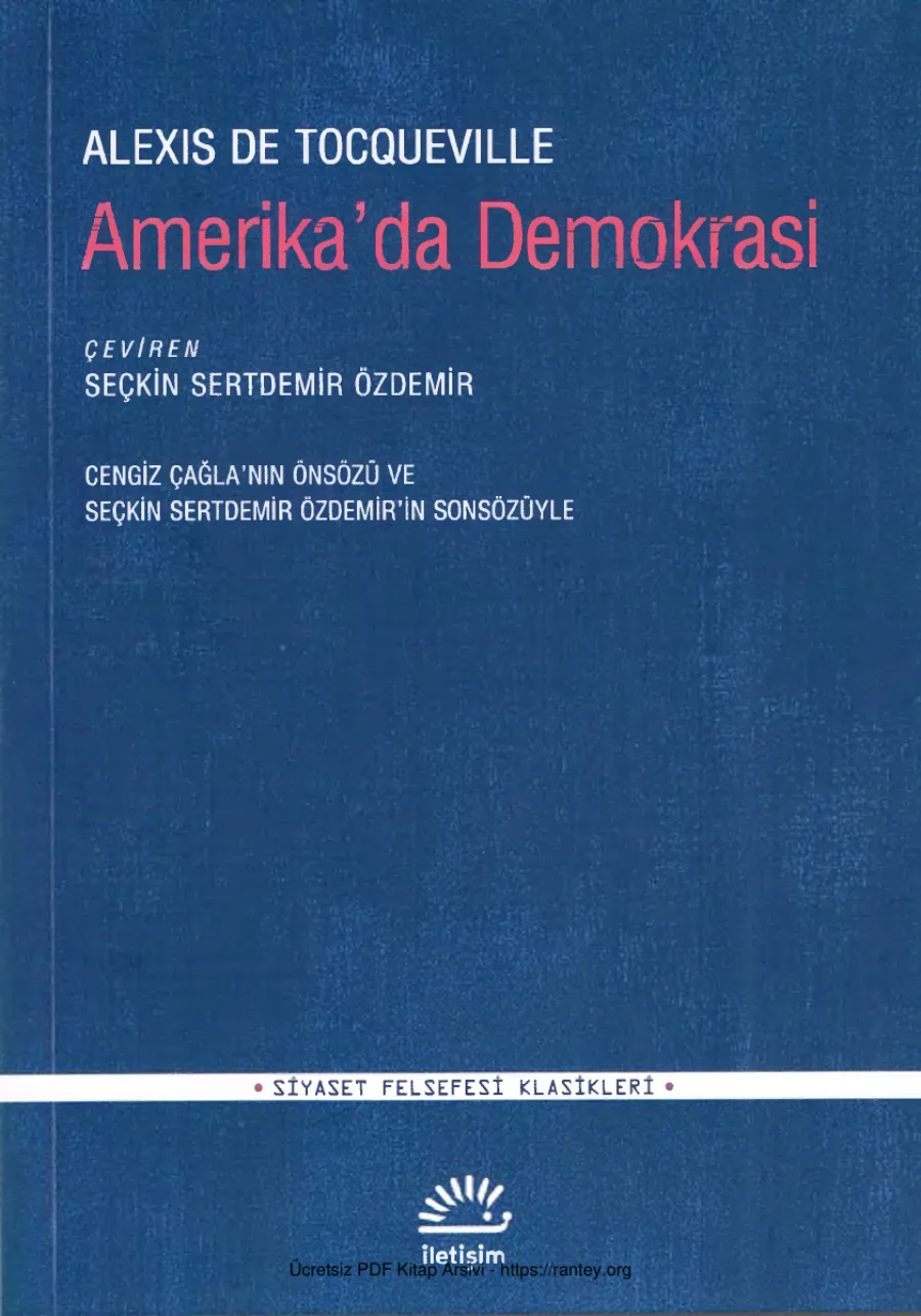 Amerikada Demokrasi kapak görseli