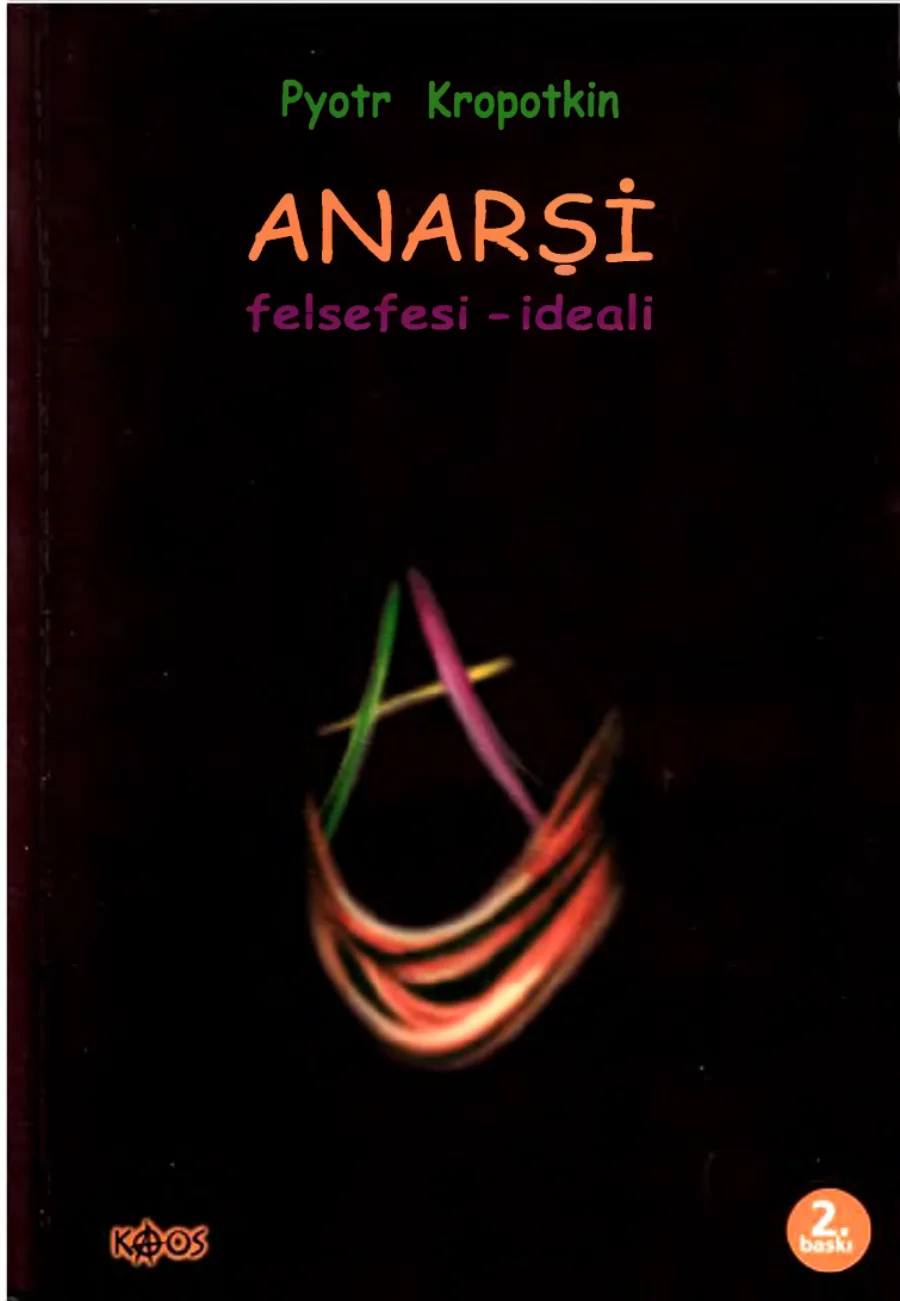 Anarşi Felsefesi İdeali Kaos Yayınları kapak görseli