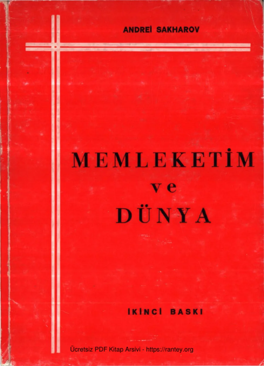 Andrei Sakharov Memleketim ve Dünya kapak görseli