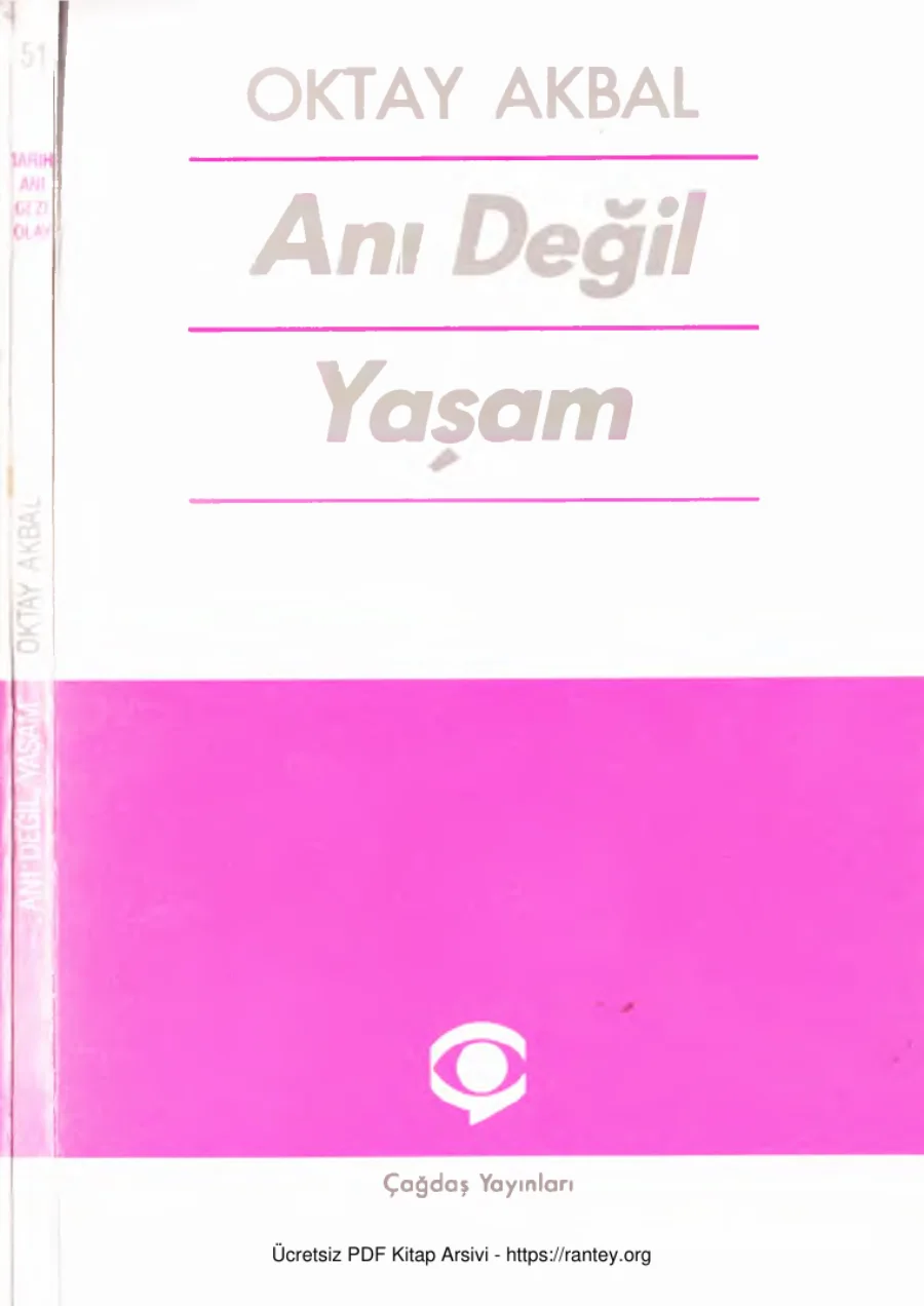 Anı Değil Yaşam kapak görseli