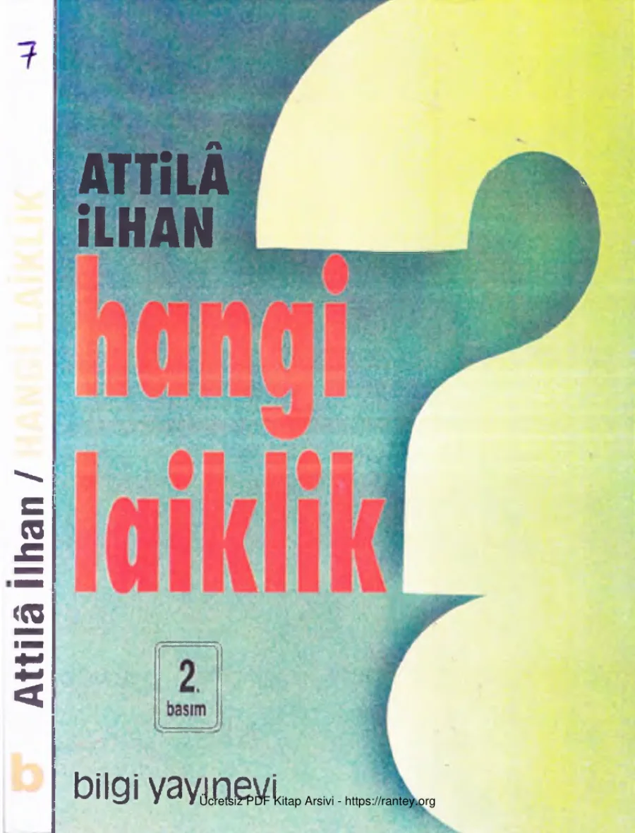 Anılar ve Acılar 7 Hangi Laiklik kapak görseli
