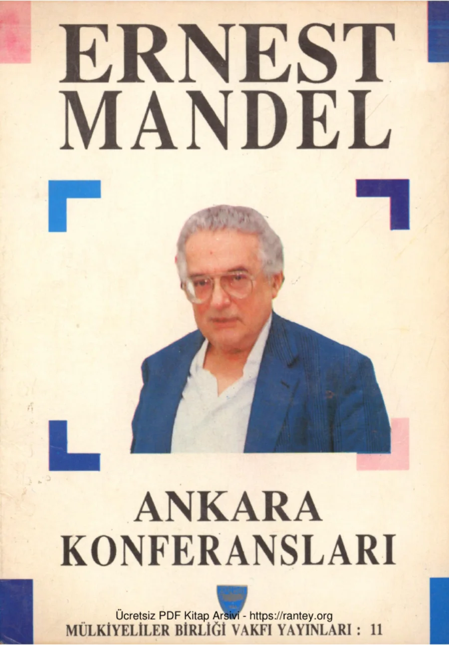 Ankara Konferansları Mülkiyeliler Birliği Vakfı Yayınları kapak görseli