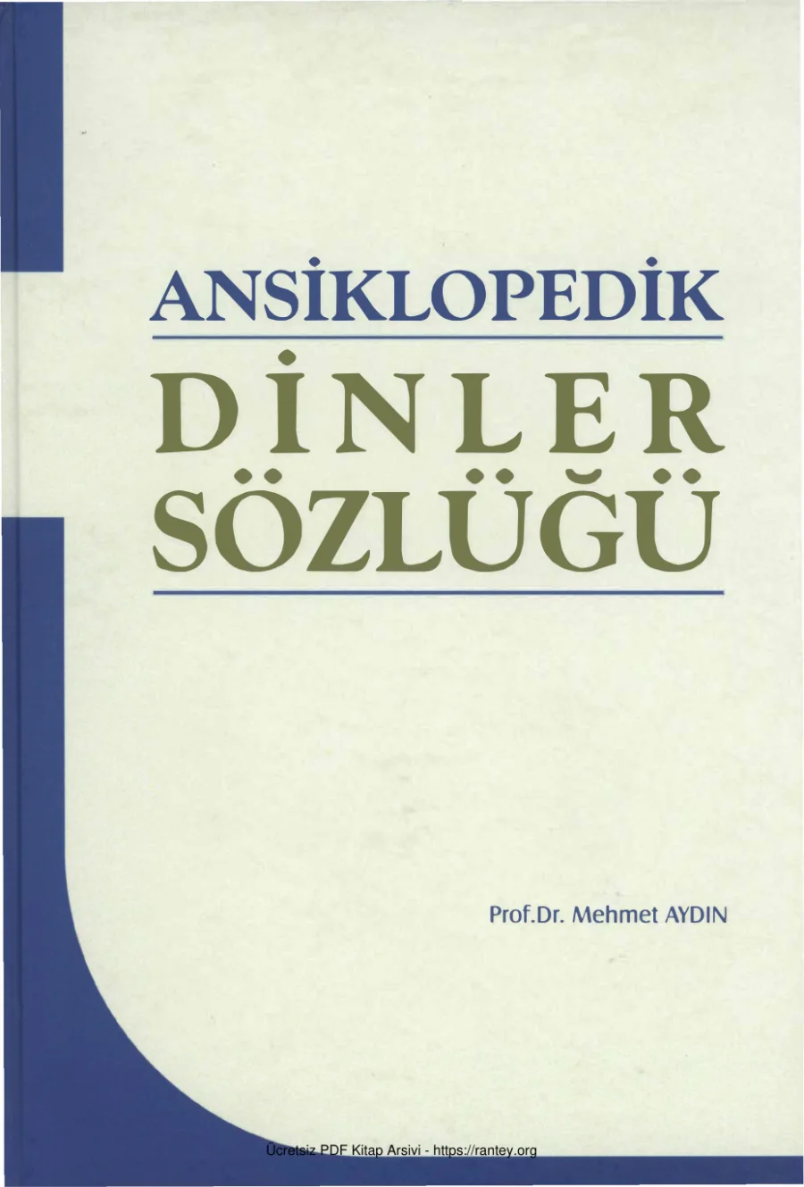 Ansiklopedik Dinler Sözlüğü Dinler Tarihi Yayınları kapak görseli