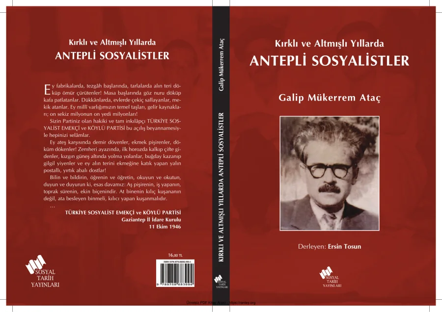 Antepli Sosyalistler kapak görseli