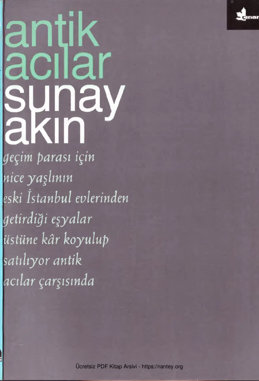 Antik Acılar Çınar kapak görseli