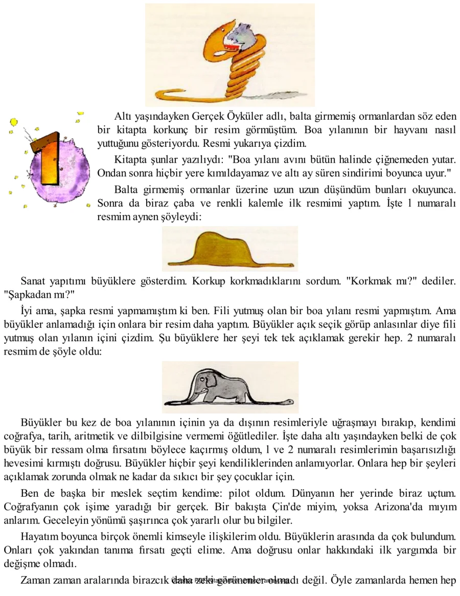 Antoine de Saint Exupery kapak görseli