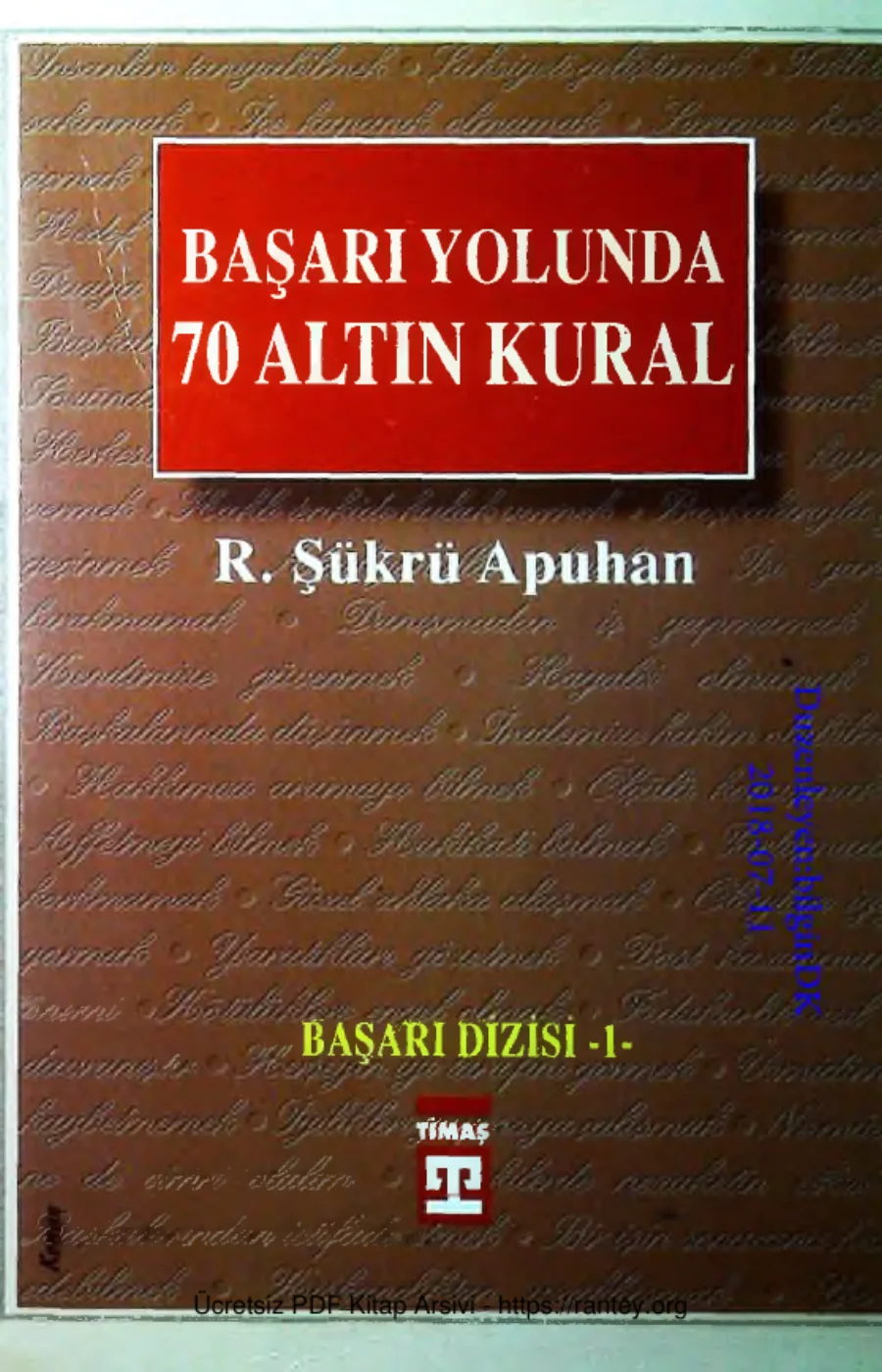 Apuhan Basari Yolunda 70 Altin Kural kapak görseli