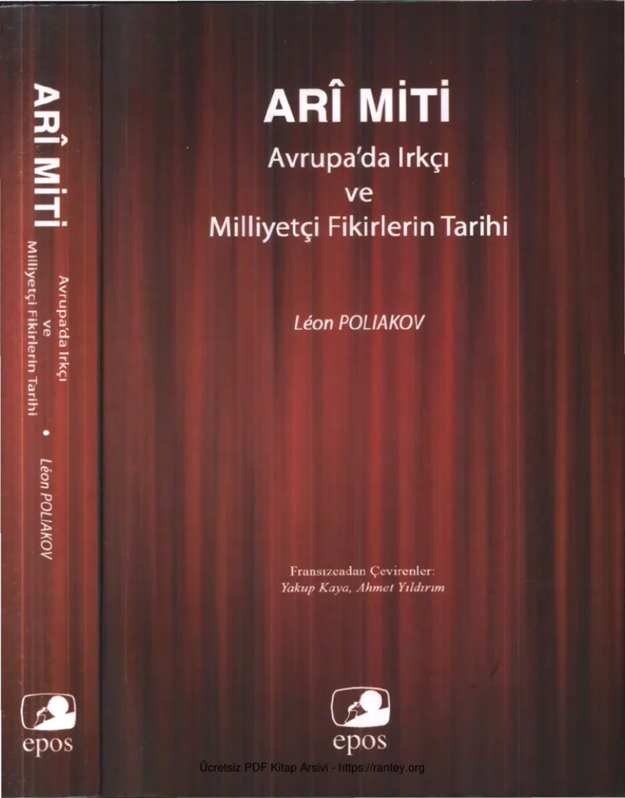 Ari Miti Avrupada Irkçı ve Milliyetçi Fikirlerin Tarihi kapak görseli