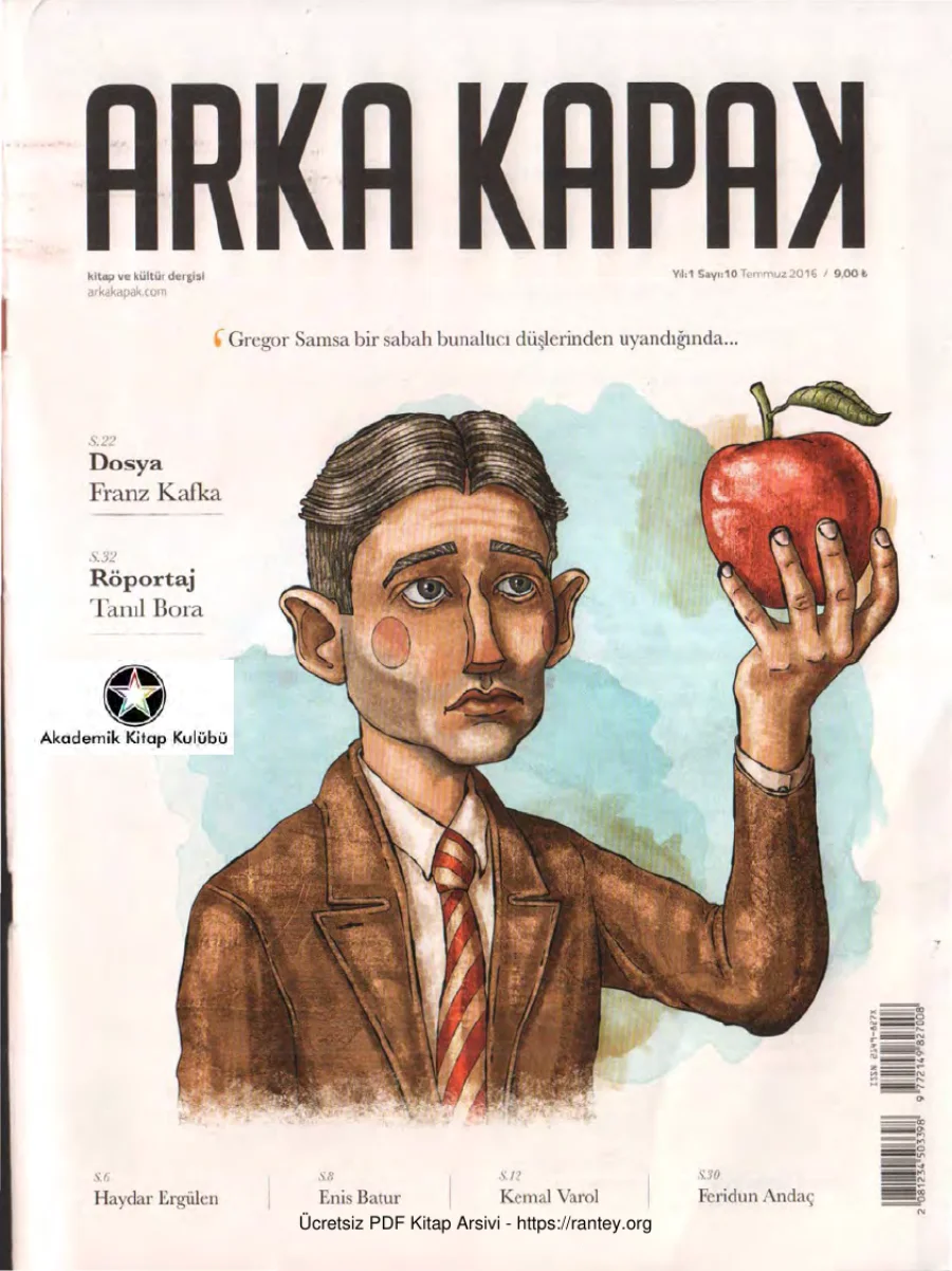 Arka Kapak Sayı 10 - Temmuz 2016 kapak görseli