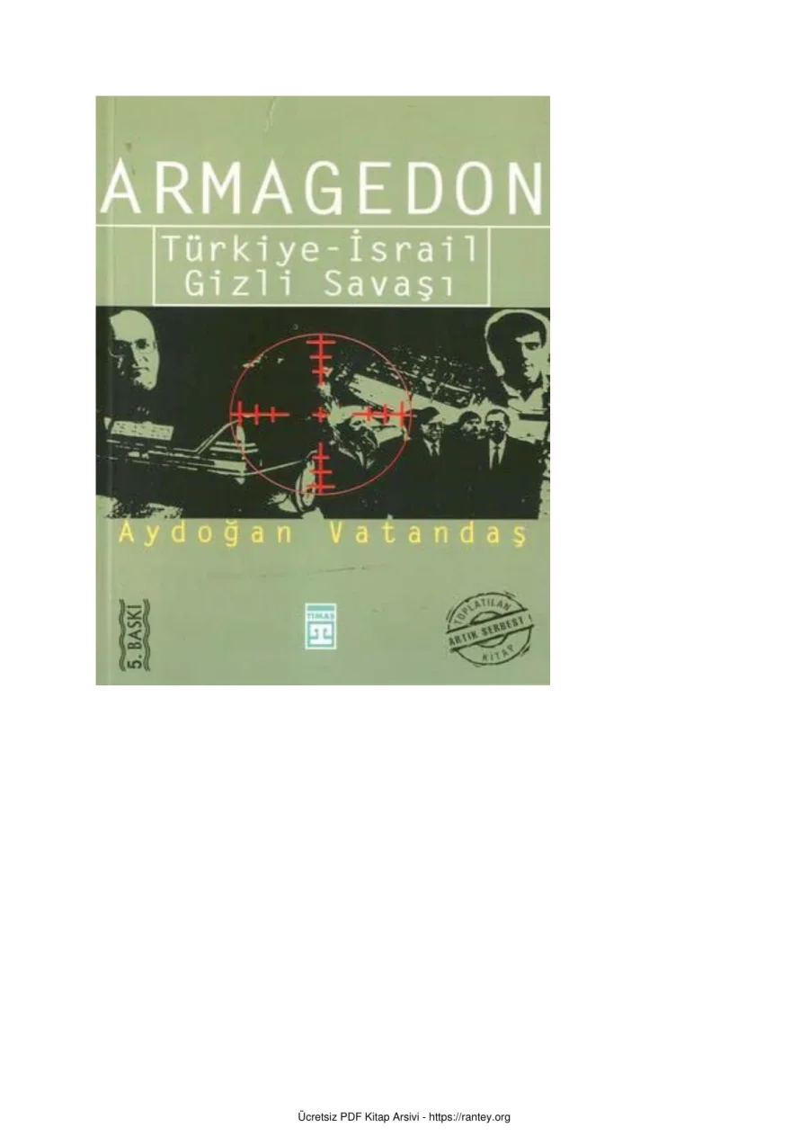 Armagedon Türkiye israil Gizli Savasi kapak görseli