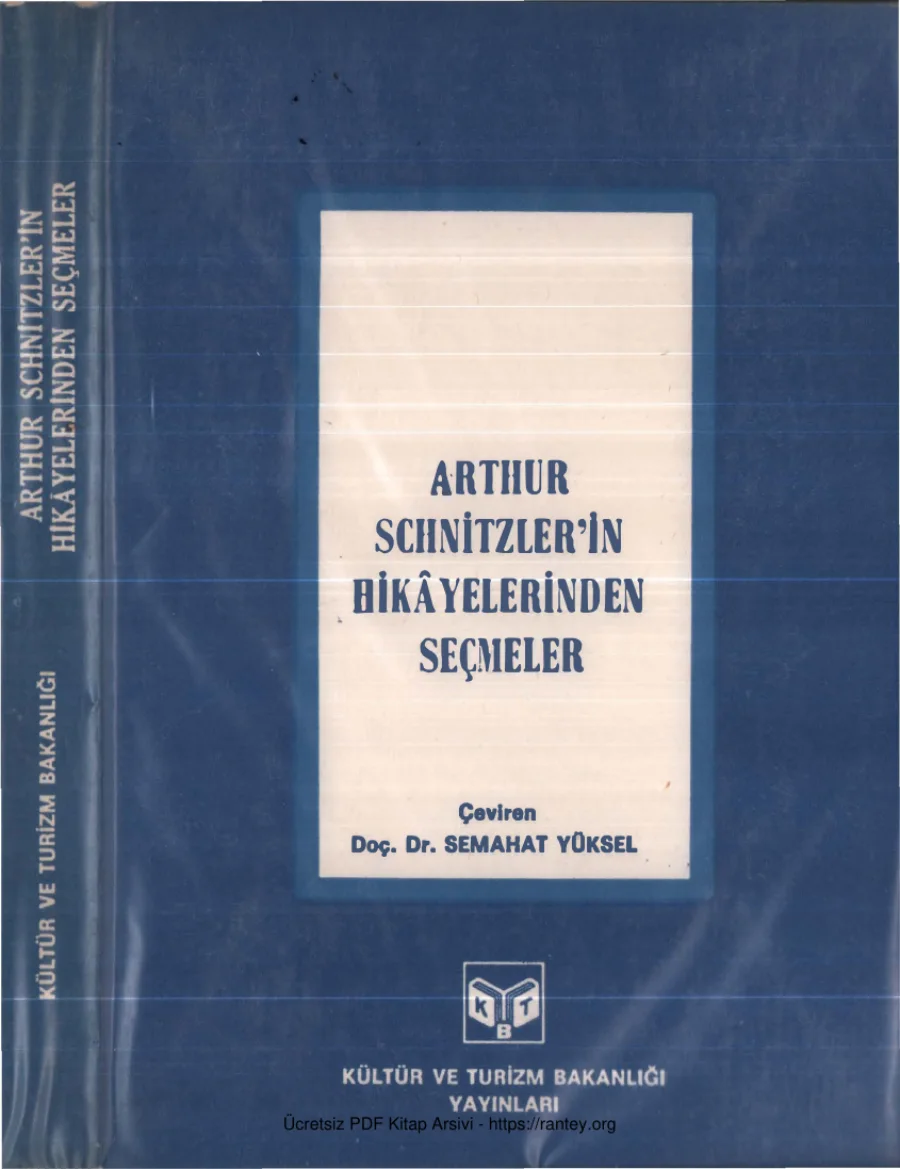 Arthur Schnitzlerin Hikayelerinden Seçmeler kapak görseli