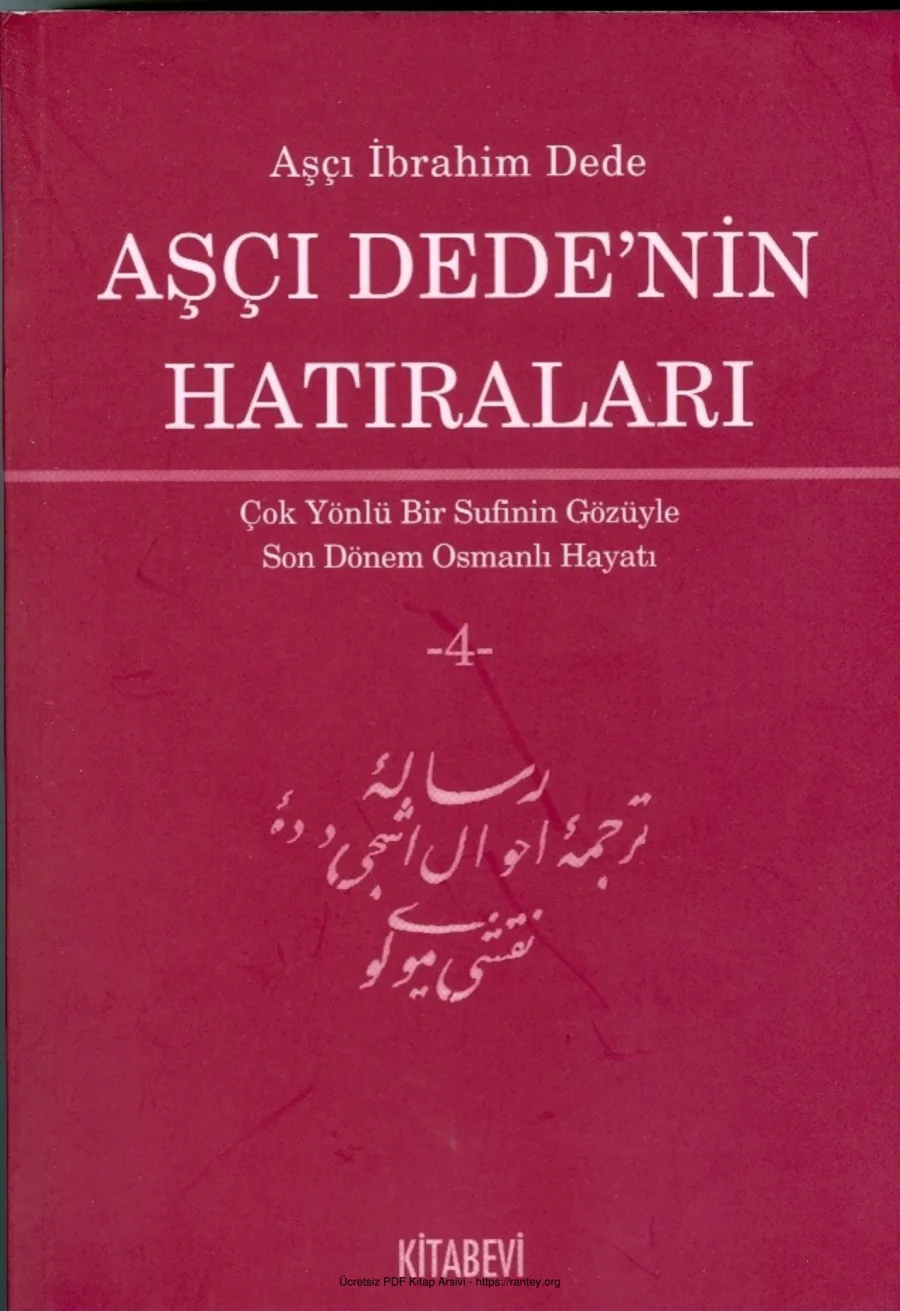 Aşçı İbrahim Dede Aşçı Dedenin Hatıraları Cilt 4 kapak görseli