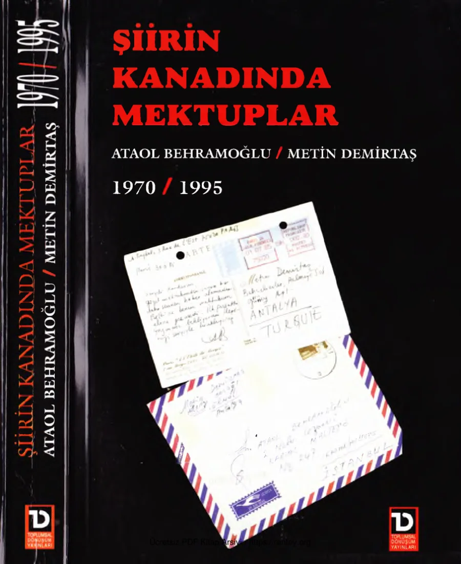 Ataol Behramoğlu - Metin Demirtaş Mektuplaşmaları 1970-1995 kapak görseli