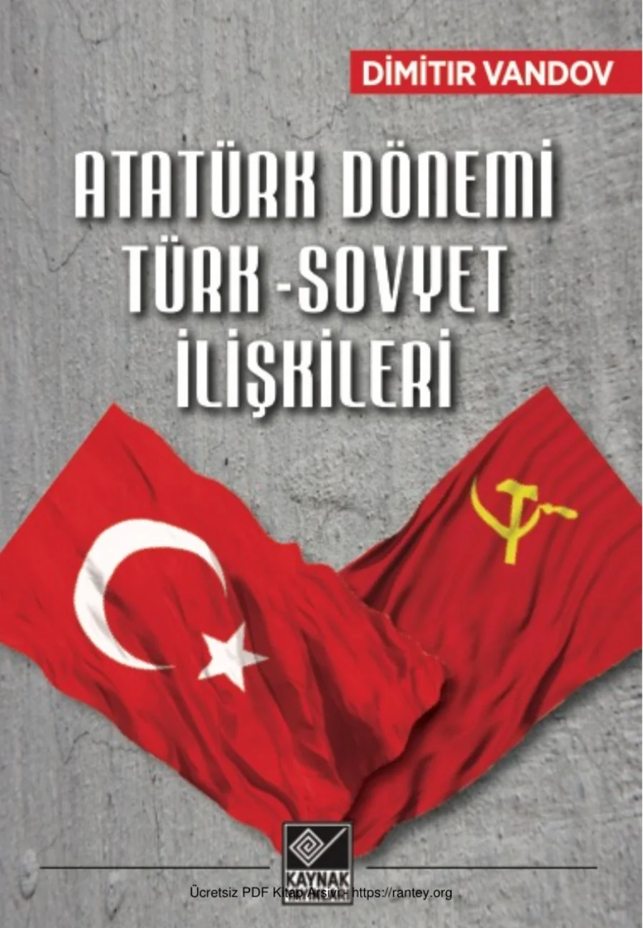 Atatürk Dönemi Türk Sovyet İlişkileri kapak görseli