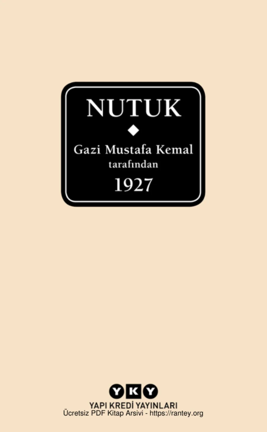Atatürk Nutuk kapak görseli