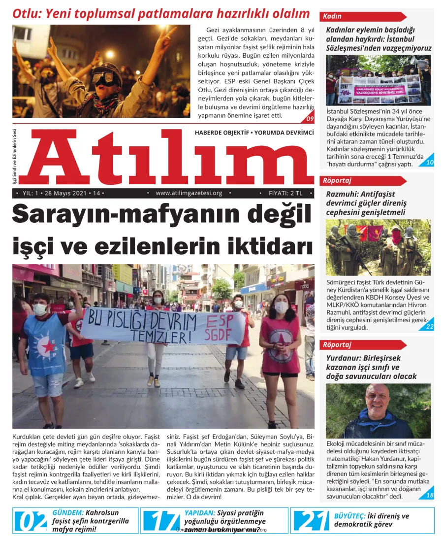 Atılım 2021 Sayı 14 kapak görseli