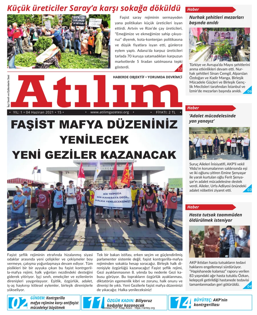 Atılım 2021 Sayı 15 kapak görseli