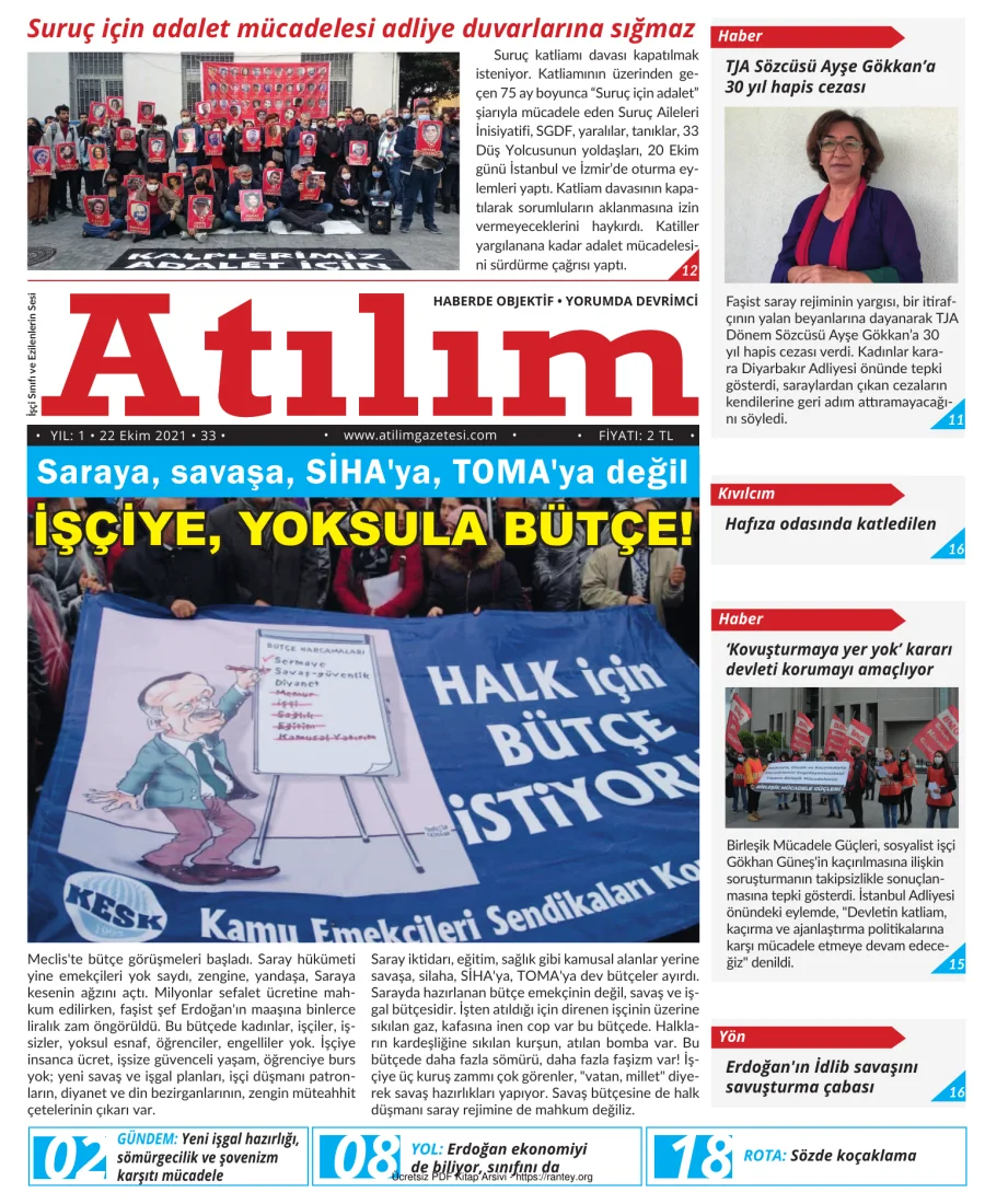 Atılım 2021 Sayı 33 kapak görseli