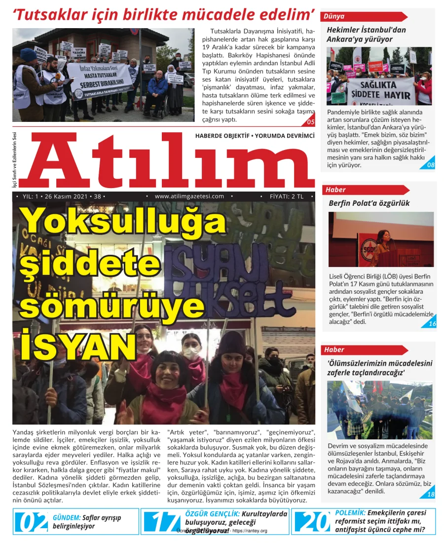 Atılım 2021 Sayı 38 kapak görseli