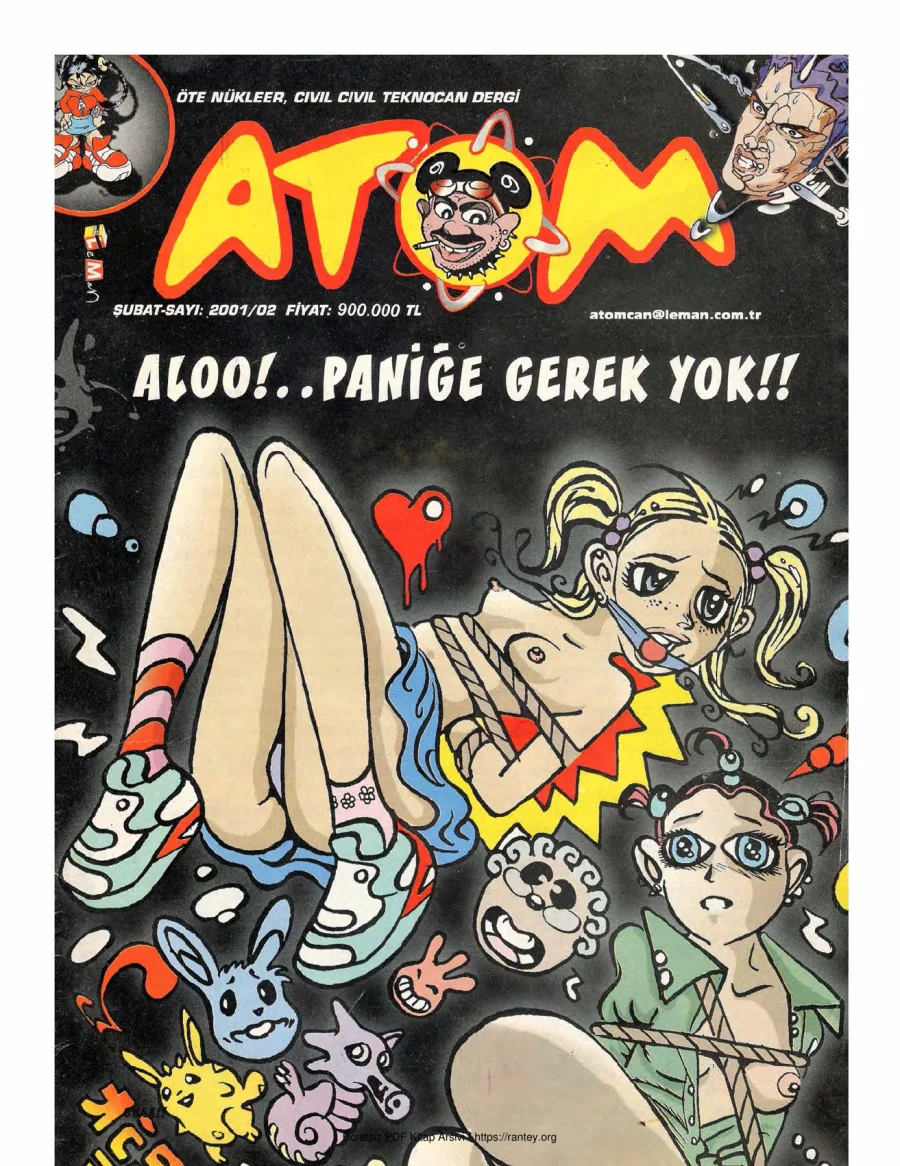 Atom 2001 Sayı 02 kitap kapağı
